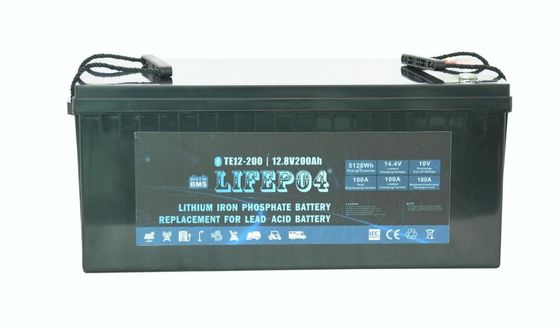 Bateria Lifepo4 portátil do ABS 12V 200AH para o poder alternativo