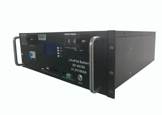 tanoeiro Server Rack Lifepo 4 do backup de bateria das telecomunicações de 51.2V 50AH