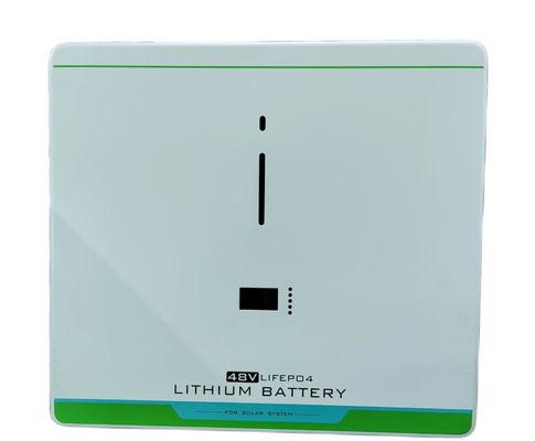 bateria fixada na parede doméstica dos sistemas de bateria LiFePo4 de 48V 100AH