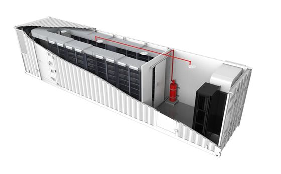 MWH BESS Battery Energy Storage System 500kwh ao bloco 1,37 da bateria do MWH ESS